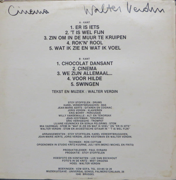 Walter Verdin -Cinema