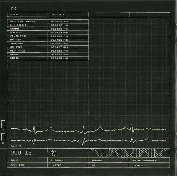 Rammstein = ラムシュタイン* -Mutter = ムター