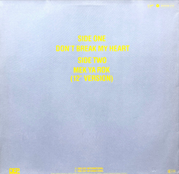 UB40 -Don't Break My Heart