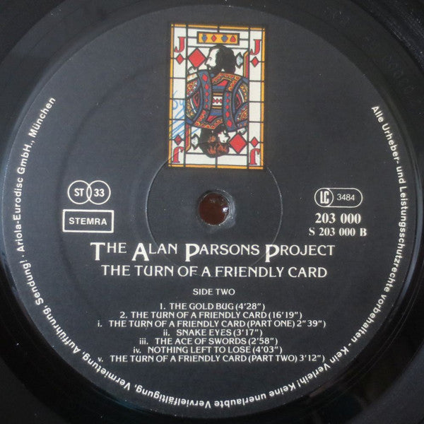 The Alan Parsons Project -The Turn Of A Friendly Card