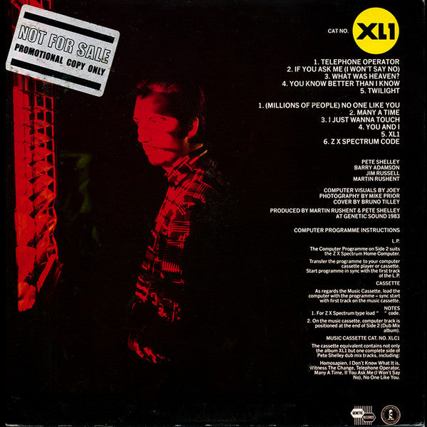 Pete Shelley -XL·1