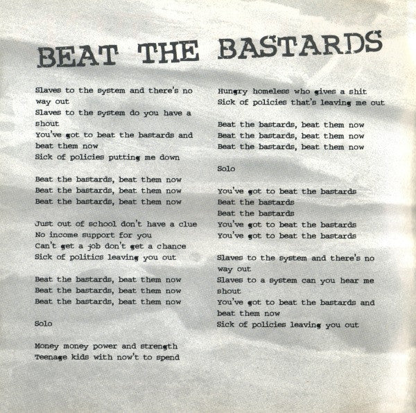 The Exploited -Beat The Bastards
