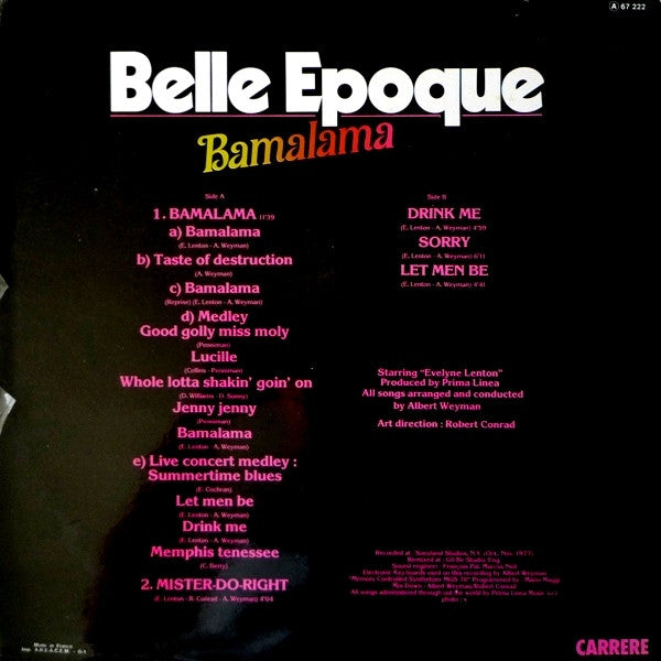 Belle Epoque -Bamalama