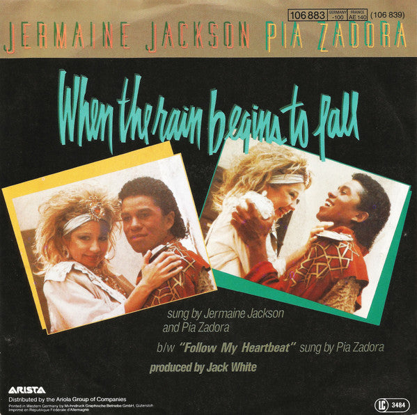 Jermaine Jackson, Pia Zadora -When The Rain Begins To Fall