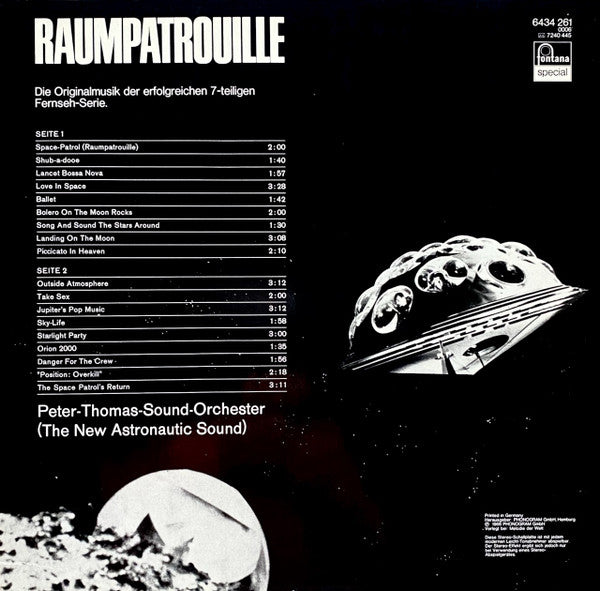 Peter-Thomas-Sound-Orchester (New Astronautic Sound)* -Raumpatrouille (Die Phantastischen Abenteuer Des Raumschiffes ORION)