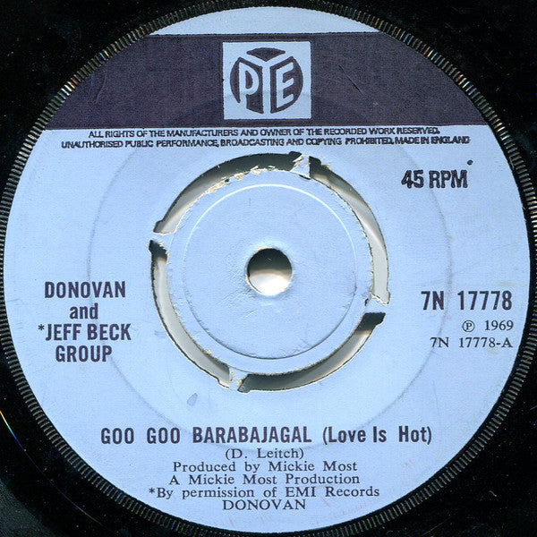 Donovan and Jeff Beck Group -Goo Goo Barabajagal (Love Is Hot)