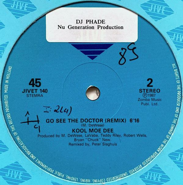 Kool Moe Dee - Rock Steady / Do You Know What Time It Is?