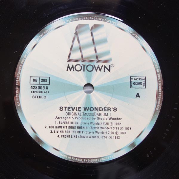 Stevie Wonder - Stevie Wonder's Original Musiquarium 1
