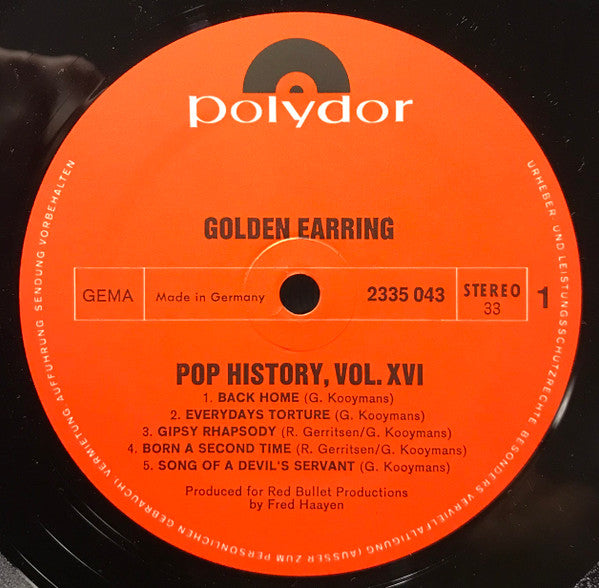 Golden Earring -Pop History Vol. 16