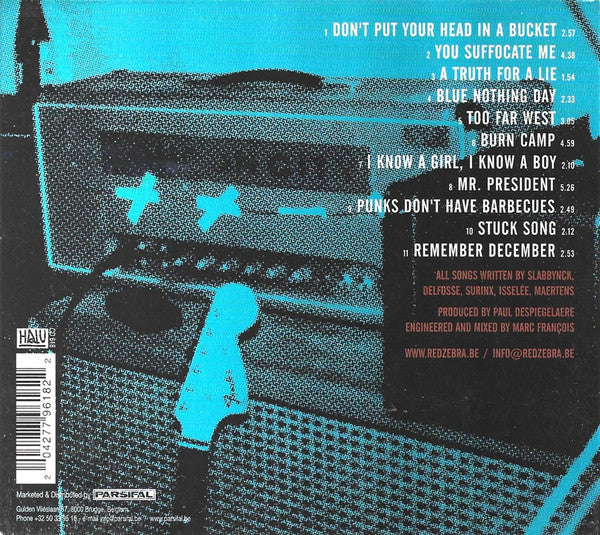 Red Zebra -Don't Put Your Head In A Bucket