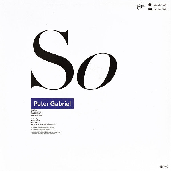 Peter Gabriel -So