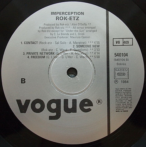 Rok-Etz* -Imperception