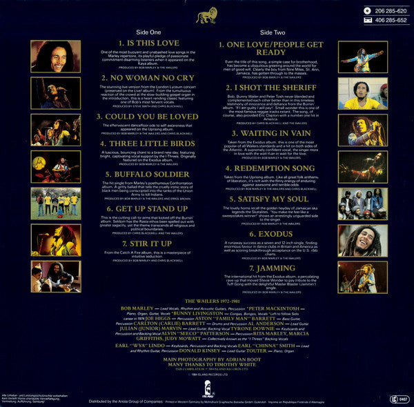 Bob Marley And The Wailers* -Legend (The Best Of Bob Marley And The Wailers)