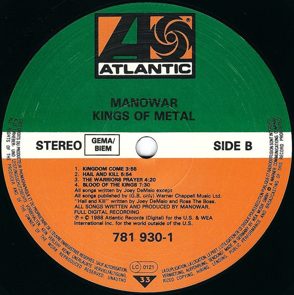 Manowar -Kings Of Metal