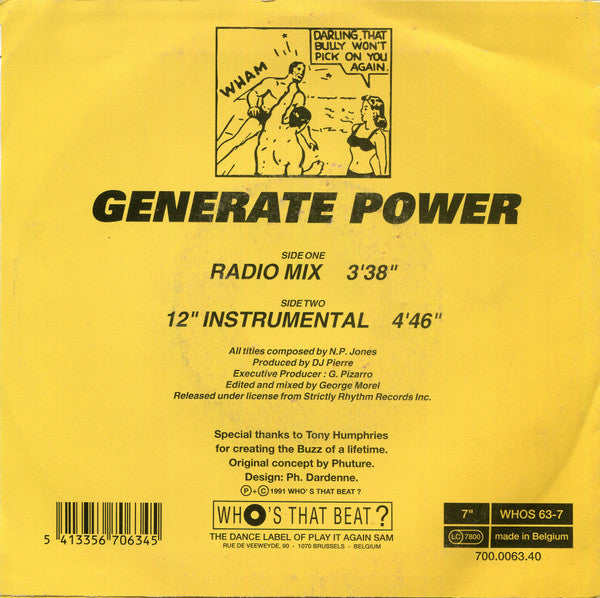 Photon Inc. Featuring Paula Brion -Generate Power