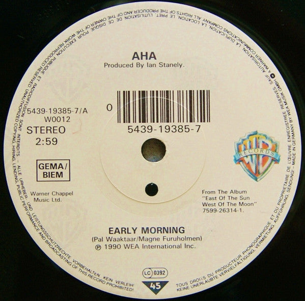 a-ha - Early Morning