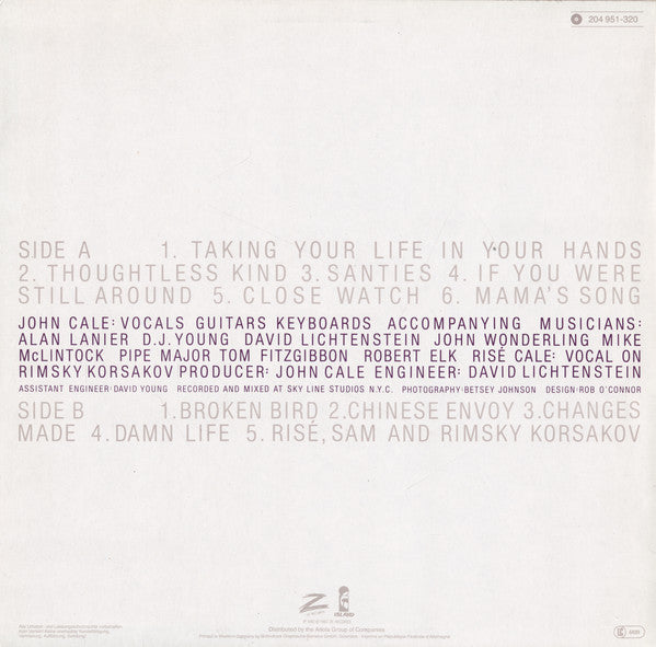 John Cale -Music For A New Society