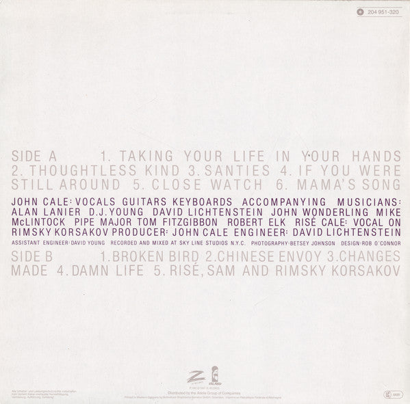 John Cale -Music For A New Society