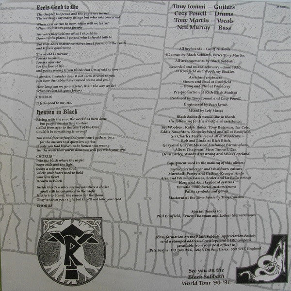 Black Sabbath -Tyr