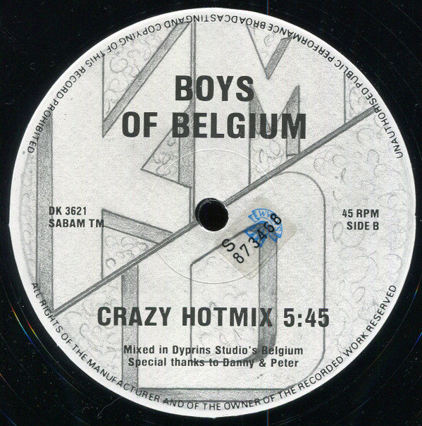 Various -Crazy - Hot Mix (Boys from Belgium)
