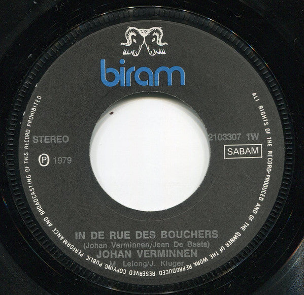 Johan Verminnen -In De Rue Des Bouchers