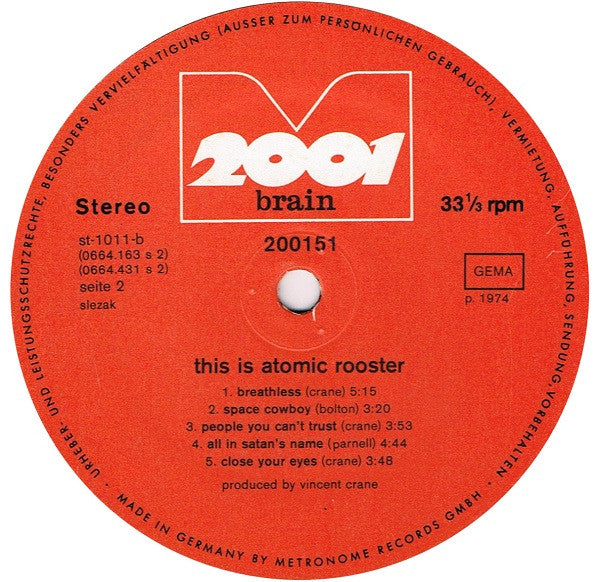 Atomic Rooster -This Is Atomic Rooster