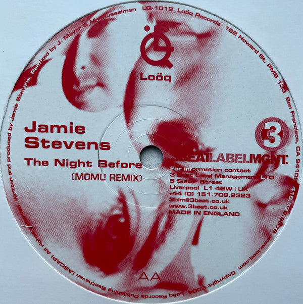 Jamie Stevens -The Night Before