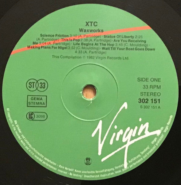 XTC -Waxworks - Some Singles 1977-1982 / Beeswax - Some B-Sides 1977-1982