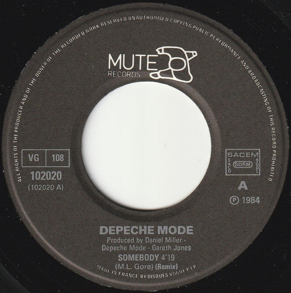 Depeche Mode - Blasphemous Rumours / Somebody