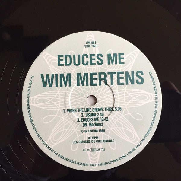 Wim Mertens - Educes Me