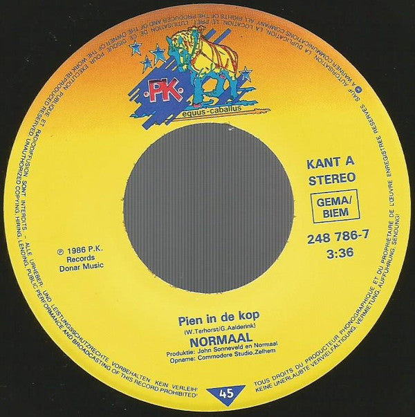 Normaal -Pien In De Kop