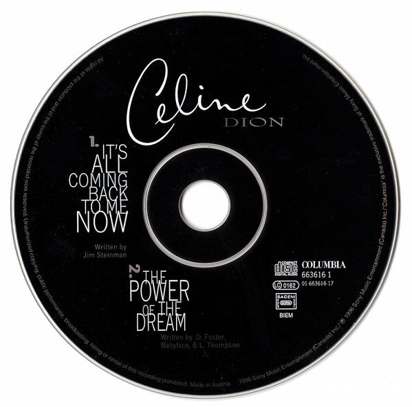 Céline Dion - It's All Coming Back To Me Now