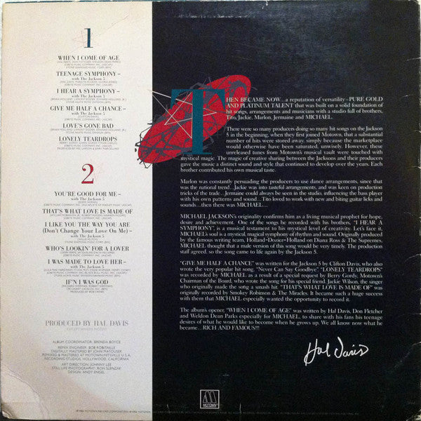 Michael Jackson -Looking Back To Yesterday