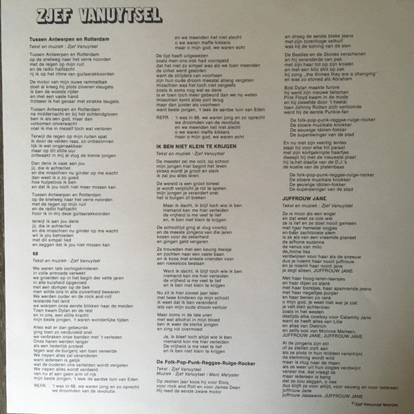 Zjef Vanuytsel -De Stilte Van Het Land