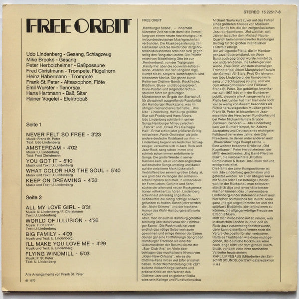 Free Orbit -Free Orbit
