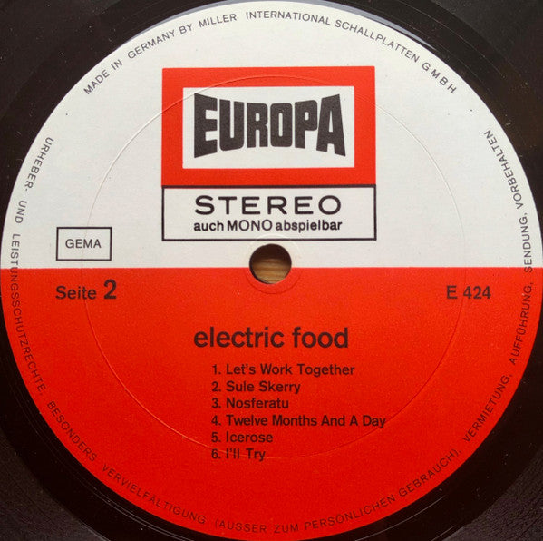 Electric Food -Electric Food