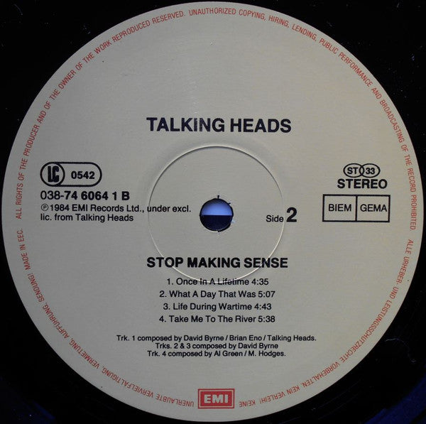 Talking Heads -Stop Making Sense