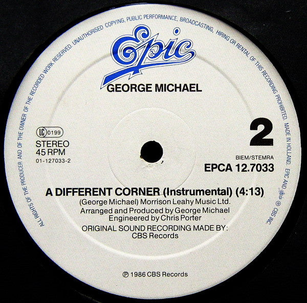 George Michael - A Different Corner