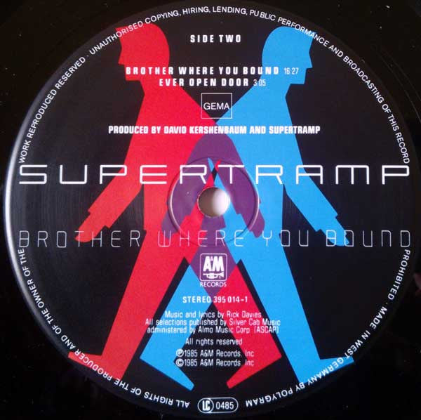 Supertramp -Brother Where You Bound