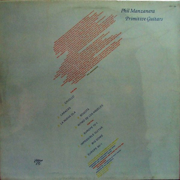 Phil Manzanera -Primitive Guitars