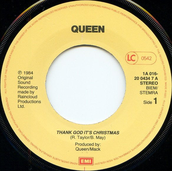 Queen -Thank God It's Christmas