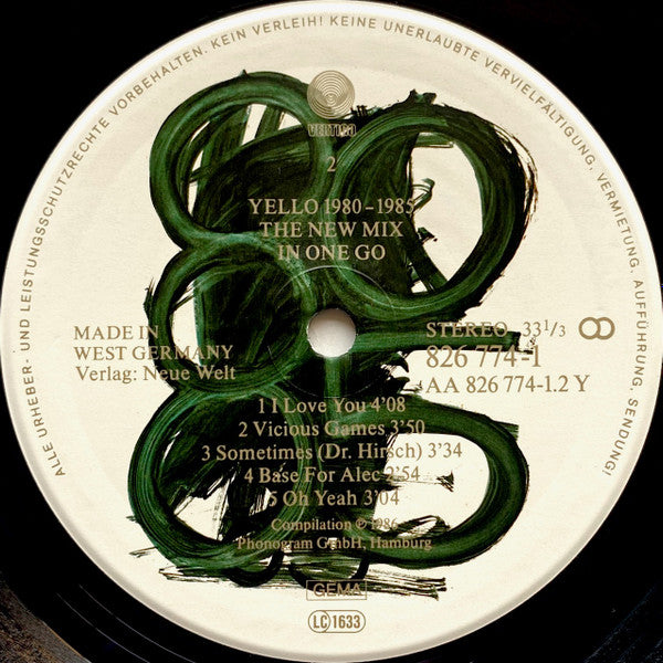 Yello -1980 - 1985 The New Mix In One Go