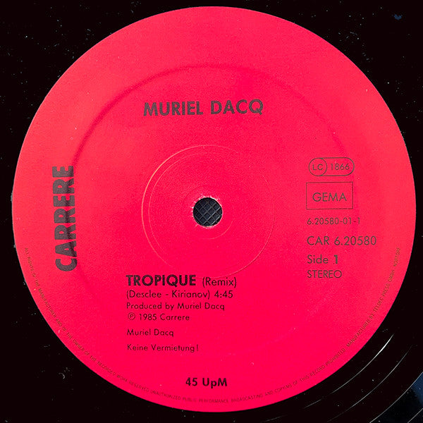 Muriel Dacq -Tropique