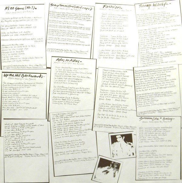 David Bowie -Scary Monsters