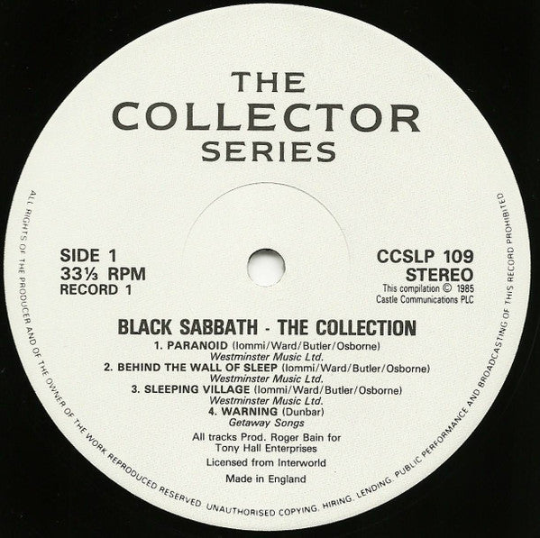 Black Sabbath -The Collection