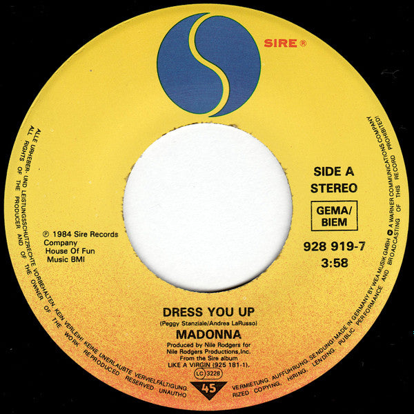 Madonna -Dress You Up