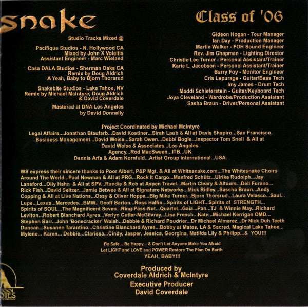 Whitesnake -Live In The Shadow Of The Blues