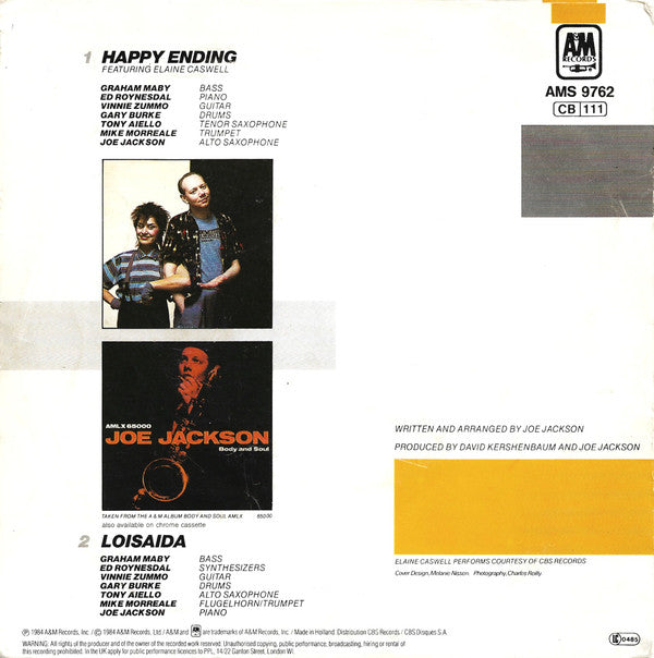 Joe Jackson -Happy Ending