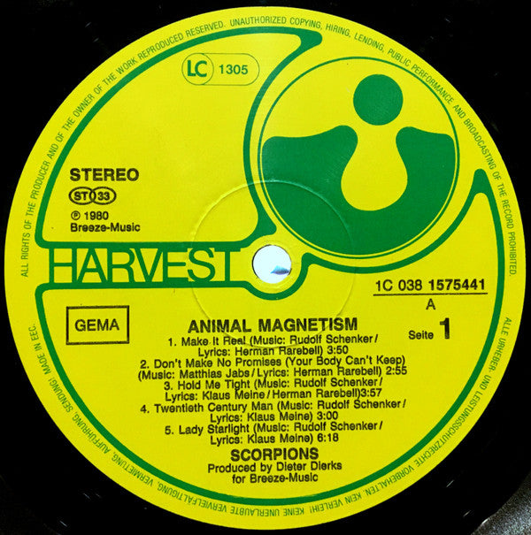 Scorpions -Animal Magnetism