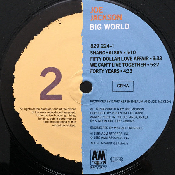 Joe Jackson -Big World